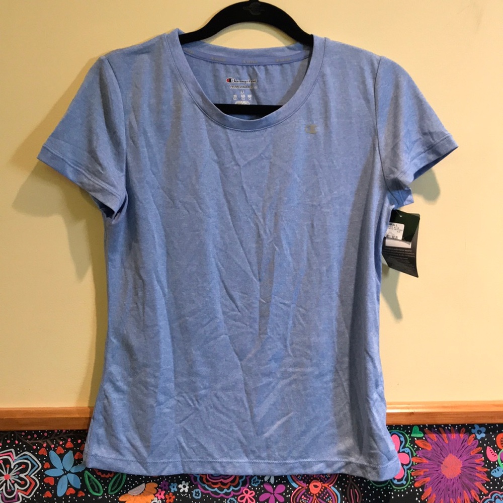 LIGHT BLUE BREATHABLE CHAMPION TEE